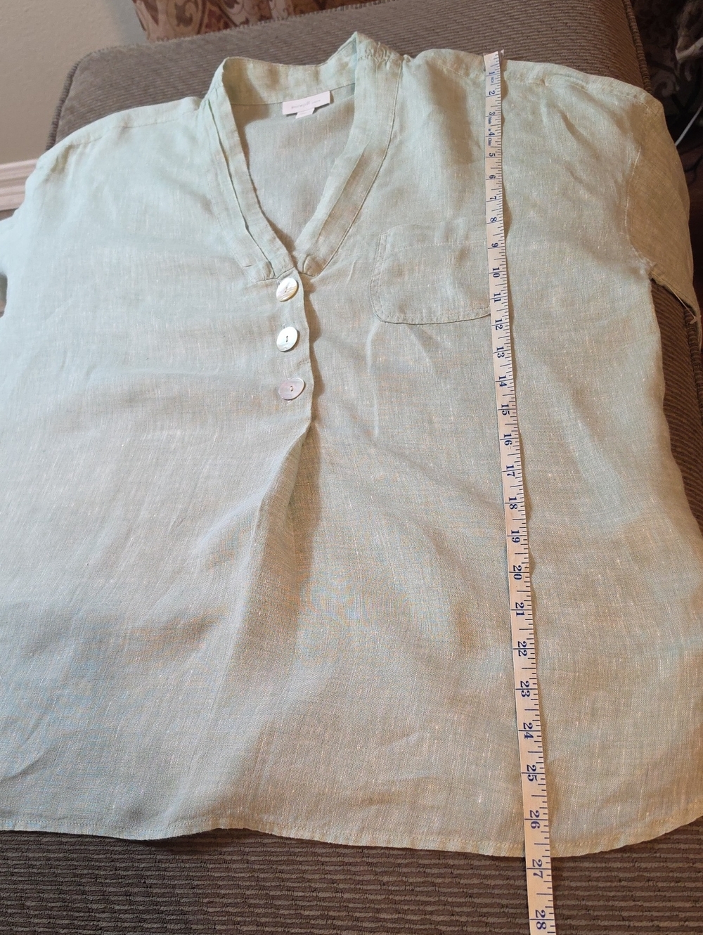 Pure Jill Linen Blouse - Picture 10 of 12